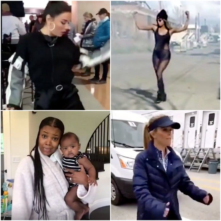Watch your fave stars strut in the #WomenDancing Together challenge